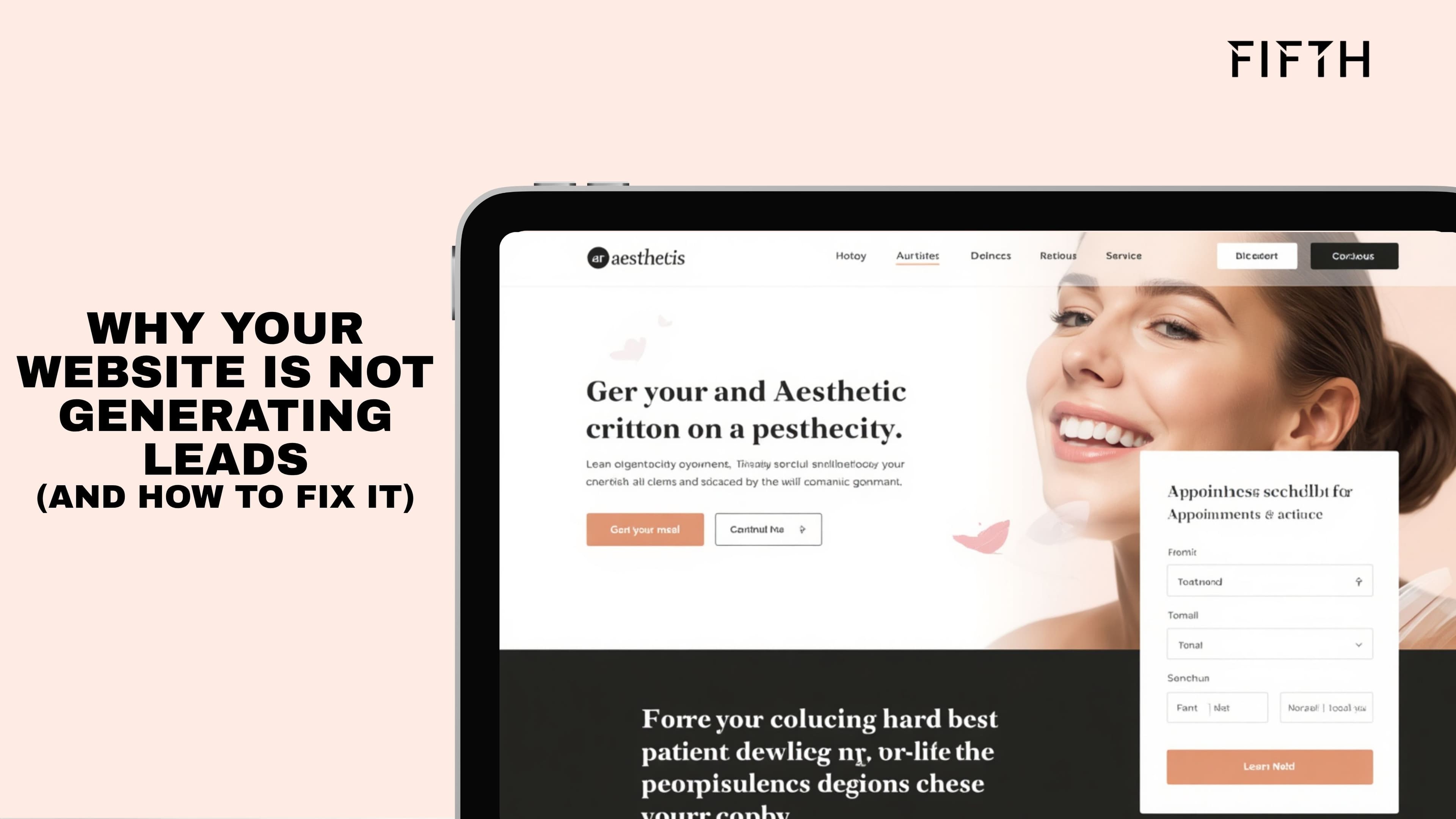 Why Your Website Is Not Generating Leads (And How to Fix It)
